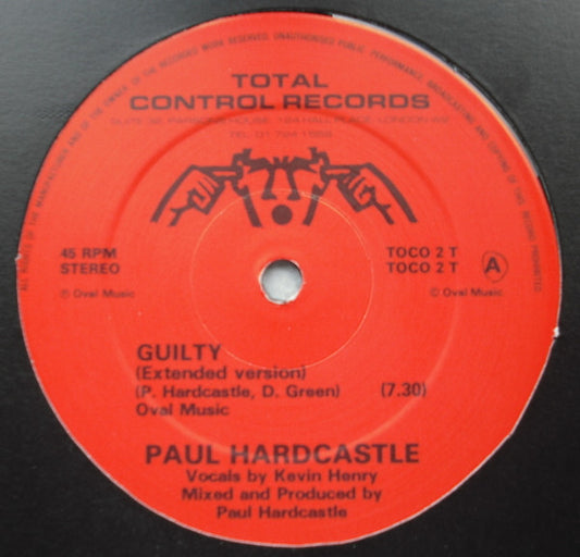 Paul Hardcastle : Guilty (12", Red)