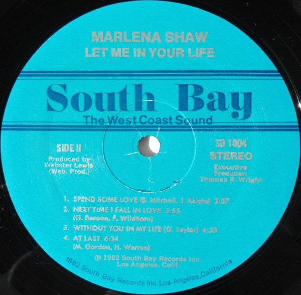 Marlena Shaw : Let Me In Your Life (LP, Album)