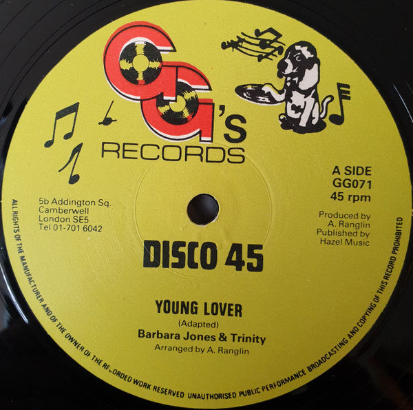 Barbara Jones & Trinity (4) : Young Lover (12")