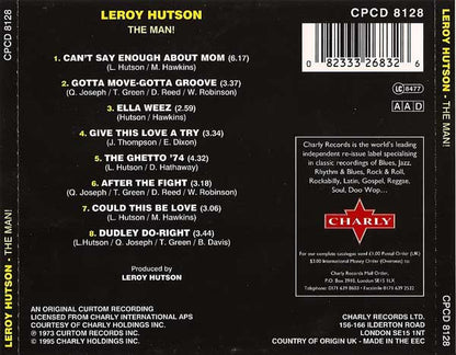 Leroy Hutson : The Man! - Writer/Producer/Artist/Superstar!! (CD, Album, RE)