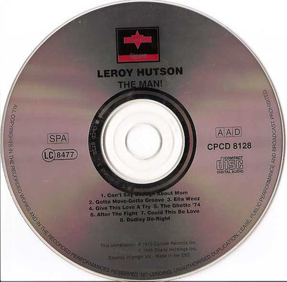 Leroy Hutson : The Man! - Writer/Producer/Artist/Superstar!! (CD, Album, RE)