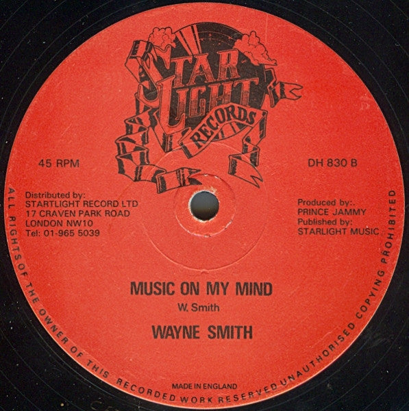 Johnny Osbourne / Wayne Smith : Water Pumping / Music On My Mind (12")