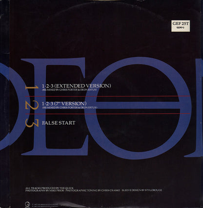 Deon Estus : 1-2-3 (12", Single)