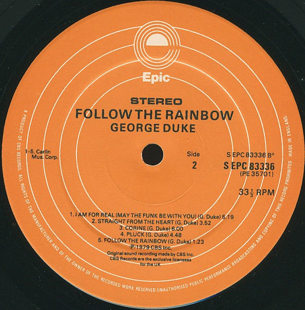 George Duke : Follow The Rainbow (LP, Album)