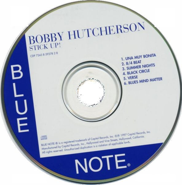 Bobby Hutcherson : Stick-Up! (CD, Album, Ltd, RE, RM)