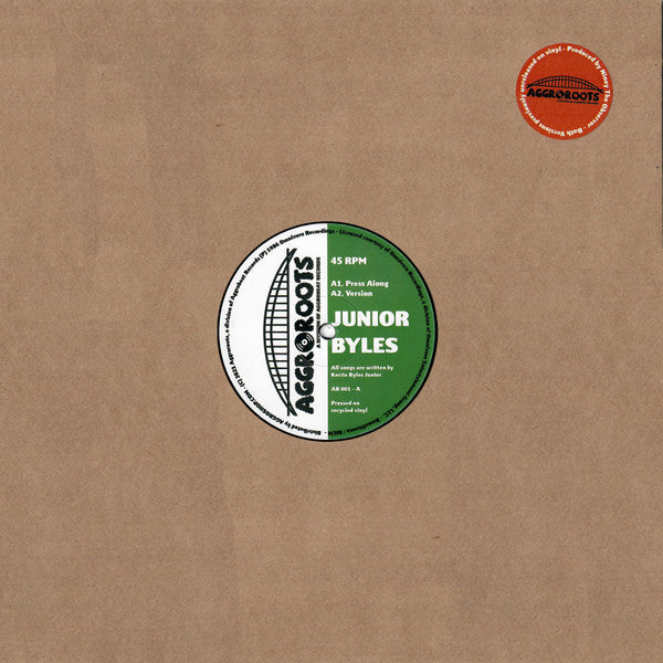 Junior Byles : Press Along / Thanks And Praise (12", Maxi, Ltd)