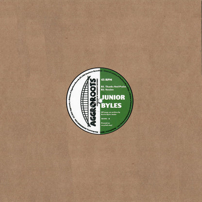 Junior Byles : Press Along / Thanks And Praise (12", Maxi, Ltd)