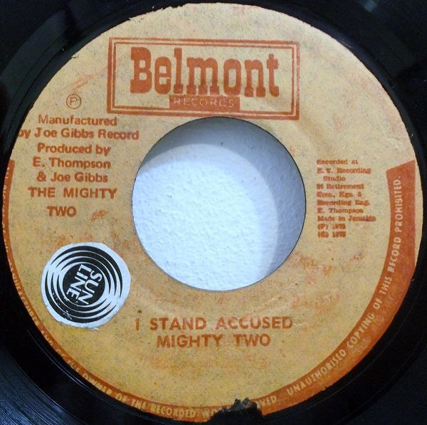 Gregory Isaacs / The Mighty Two : Babylon Too Rough / I Stand Accused (7", Red)