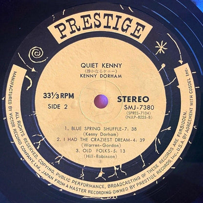 Kenny Dorham : Quiet Kenny (LP, Album, RE)