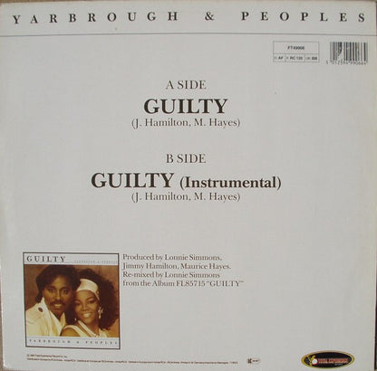 Yarbrough & Peoples : Guilty (12", Maxi)