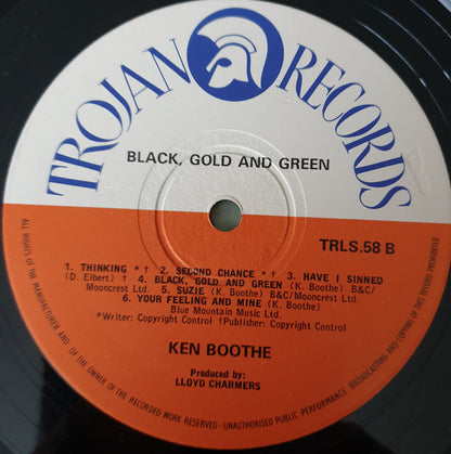 Ken Boothe : Black Gold & Green (LP, Album)