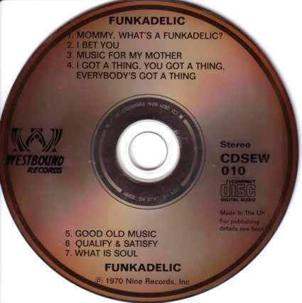Funkadelic : Funkadelic (CD, Album, RE)