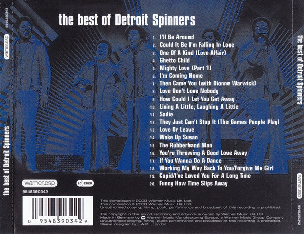 Detroit Spinners* : The Best Of Detroit Spinners (CD, Comp, RM)