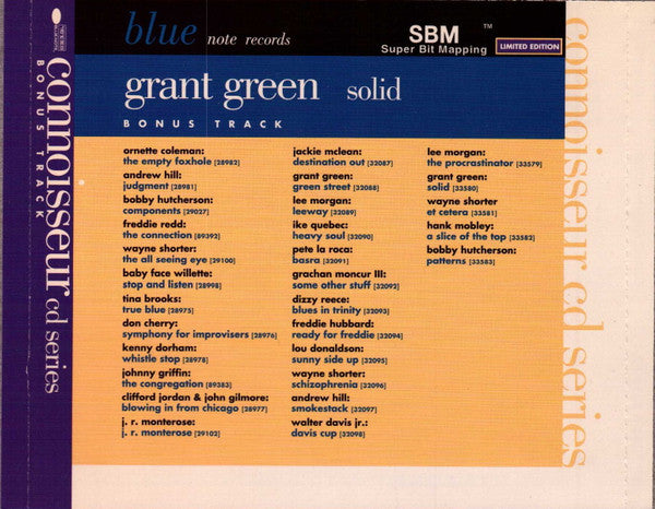 Grant Green : Solid (CD, Album, Ltd, RE, RM)