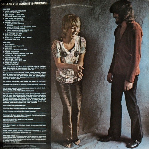 Delaney & Bonnie & Friends : To Bonnie From Delaney (LP, Album)