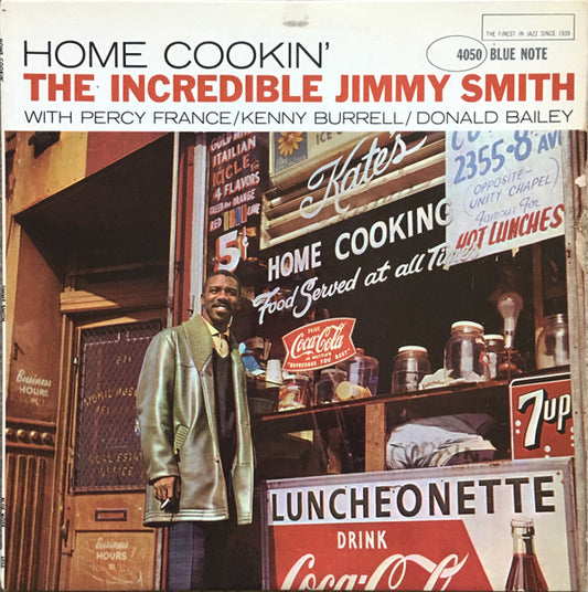Jimmy Smith With Percy France / Kenny Burrell / Donald Bailey : Home Cookin' (LP, Album, Mono, RP, New)