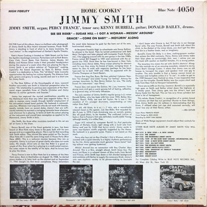 Jimmy Smith With Percy France / Kenny Burrell / Donald Bailey : Home Cookin' (LP, Album, Mono, RP, New)