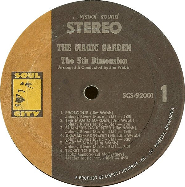 The Fifth Dimension : The Magic Garden (LP, Album)