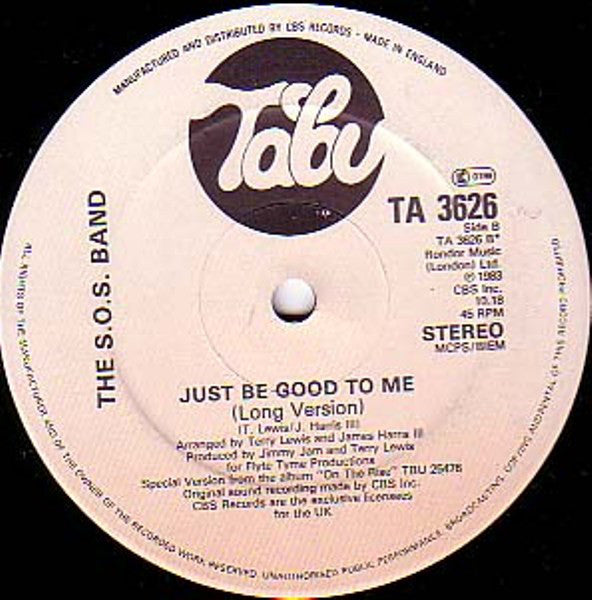 The S.O.S. Band : Just Be Good To Me (12")