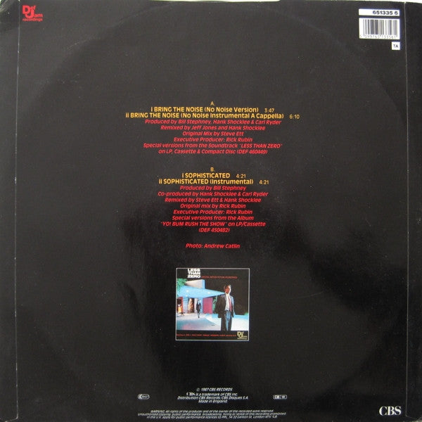 Public Enemy : Bring The Noise (No Noise Version) (12", Single)