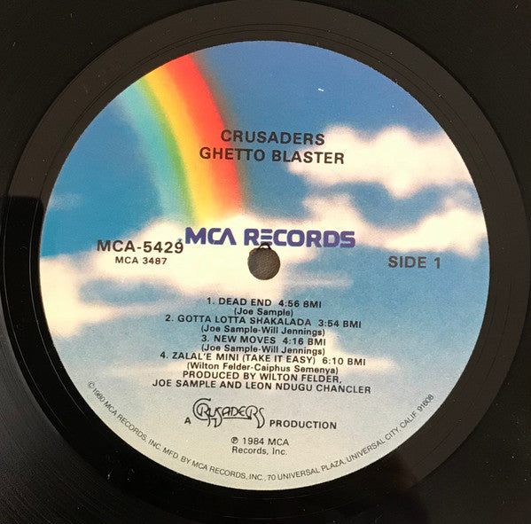 The Crusaders : Ghetto Blaster (LP, Album, Glo)