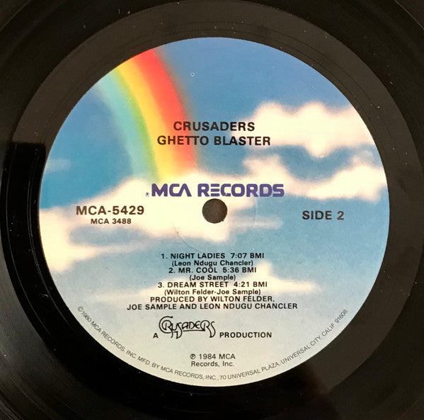 The Crusaders : Ghetto Blaster (LP, Album, Glo)