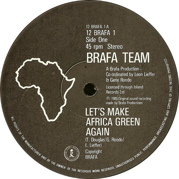 The Brafa Team : Let's Make Africa Green Again (12", Single)