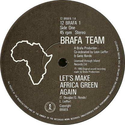 The Brafa Team : Let's Make Africa Green Again (12", Single)