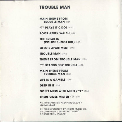 Marvin Gaye : Trouble Man (CD, Album, RE)