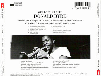 Donald Byrd : Off To The Races (CD, Album, RE, RM)