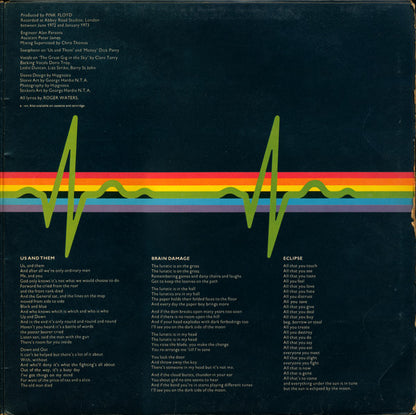 Pink Floyd : The Dark Side Of The Moon (LP, Album, Gat)