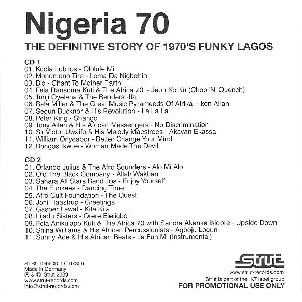 Various : Nigeria 70 (The Definitive Story of 1970's Funky Lagos) (2xCD, Comp, Promo, RE, RM)