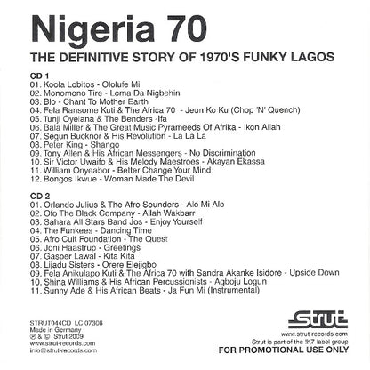 Various : Nigeria 70 (The Definitive Story of 1970's Funky Lagos) (2xCD, Comp, Promo, RE, RM)