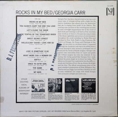 Georgia Carr : Rocks In My Bed (LP, Album, Mono, Promo)