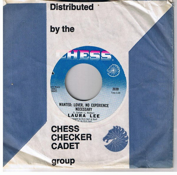 Laura Lee : Wanted: Lover, No Experience Necessary / Up Tight, Good Man (7", Single)