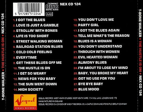 T-Bone Walker : The Hustle Is On (CD, Album, Comp)