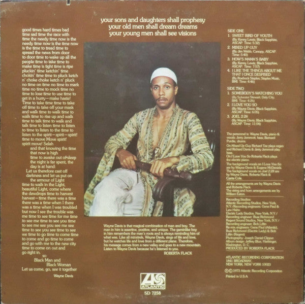 Wayne Davis (2) : A View From Another Place (LP, PR )