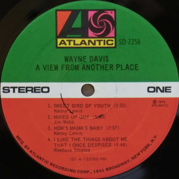 Wayne Davis (2) : A View From Another Place (LP, PR )
