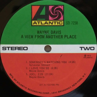 Wayne Davis (2) : A View From Another Place (LP, PR )