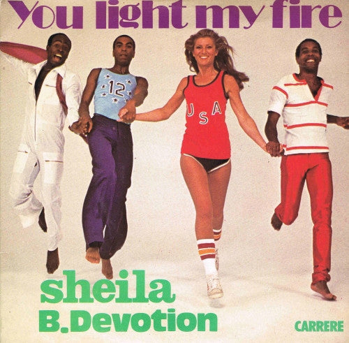 Sheila & B. Devotion : You Light My Fire (7", Single, Red)