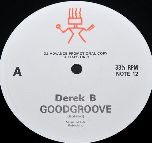 Derek B : Goodgroove (12", Promo)