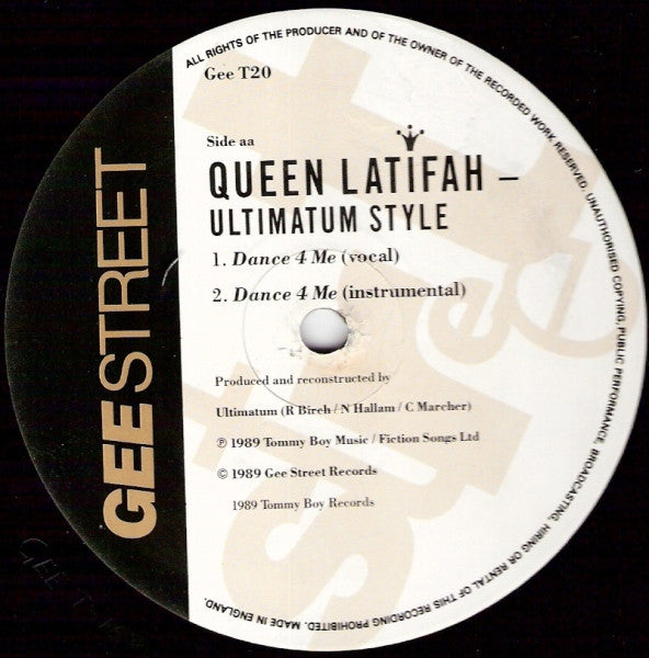Queen Latifah : Ultimatum Style (12")