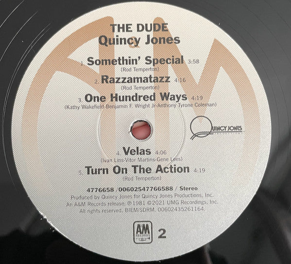 Quincy Jones : The Dude (LP, Album, RE, RM, 40t)