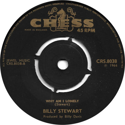Billy Stewart : Love Me / Why Am I Lonely (7", Single, Pus)