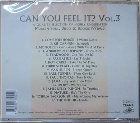 Various : Can You Feel It? Vol.3 (Modern Soul, Disco & Boogie 1976-85) (CD, Comp)