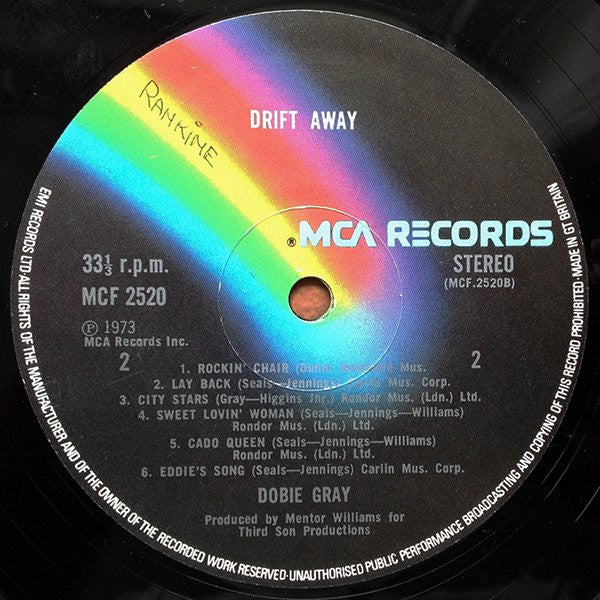 Dobie Gray : Drift Away (LP, Album, RE)