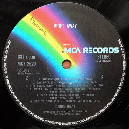 Dobie Gray : Drift Away (LP, Album, RE)