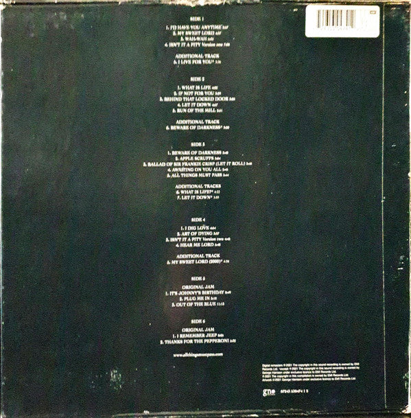 George Harrison : All Things Must Pass (3xLP + Box, Album, RE, RM)