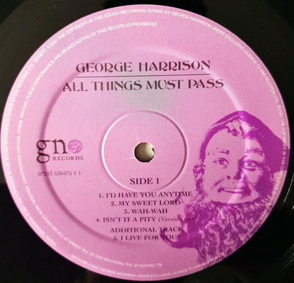 George Harrison : All Things Must Pass (3xLP + Box, Album, RE, RM)