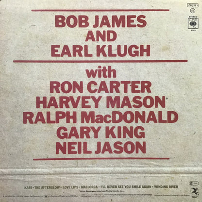 Bob James And Earl Klugh : One On One (LP, Album)